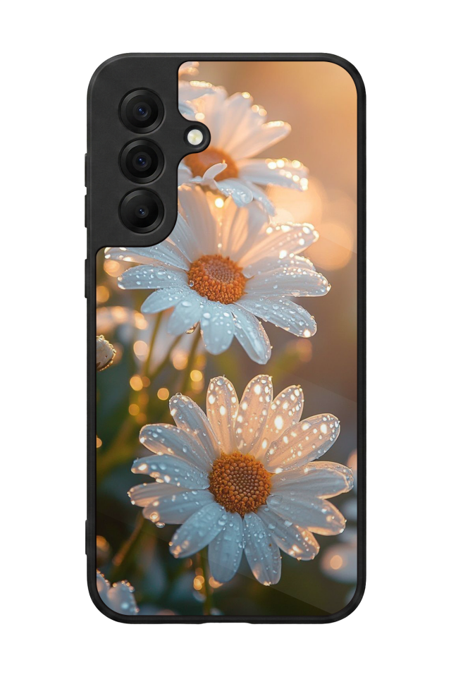 Samsung Galaxy A17 Uyumlu Cicek Tasarımlı Glossy Premium Kılıf