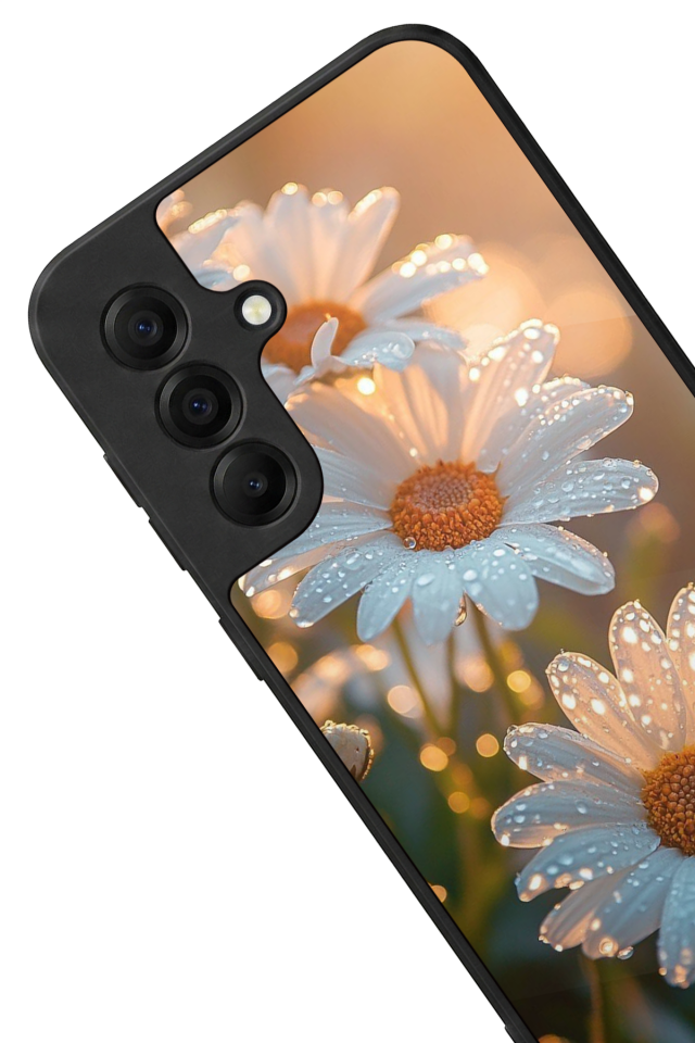 Samsung Galaxy A17 Uyumlu Cicek Tasarımlı Glossy Premium Kılıf