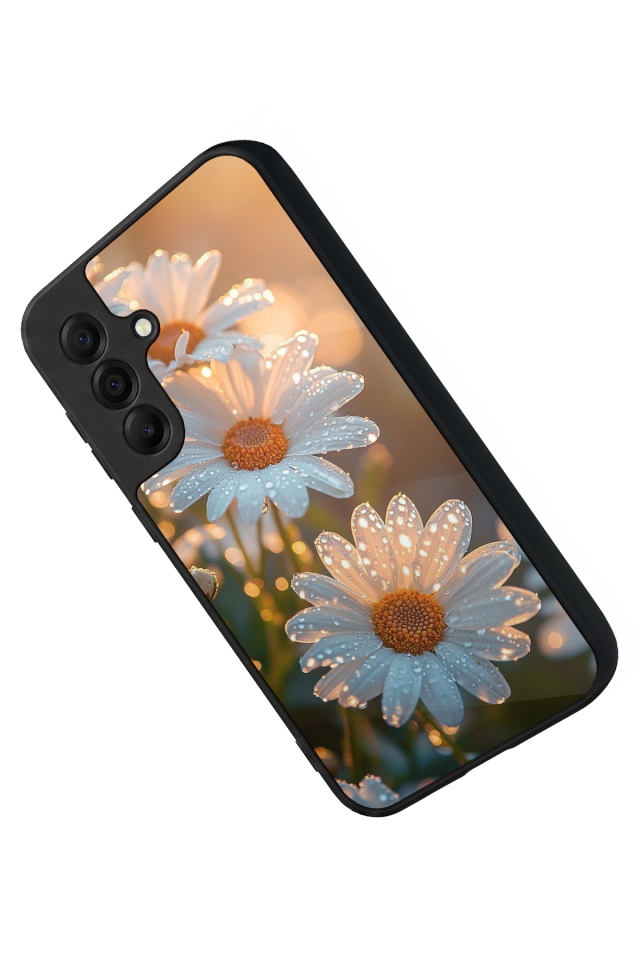 Samsung Galaxy A17 Uyumlu Cicek Tasarımlı Glossy Premium Kılıf