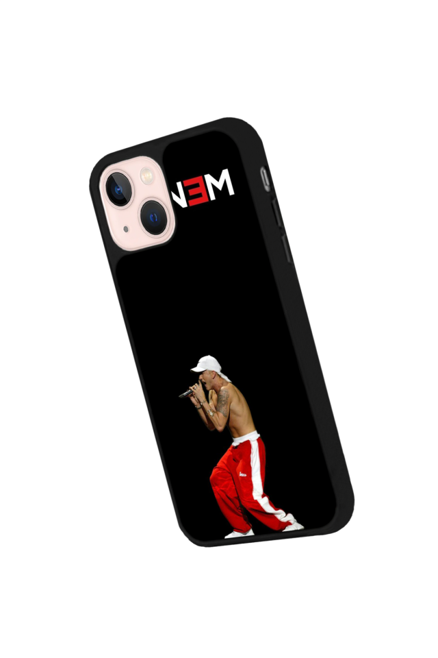 iPhone 14 Plus Uyumlu Eminem Tasarımlı Glossy Premium Kılıf