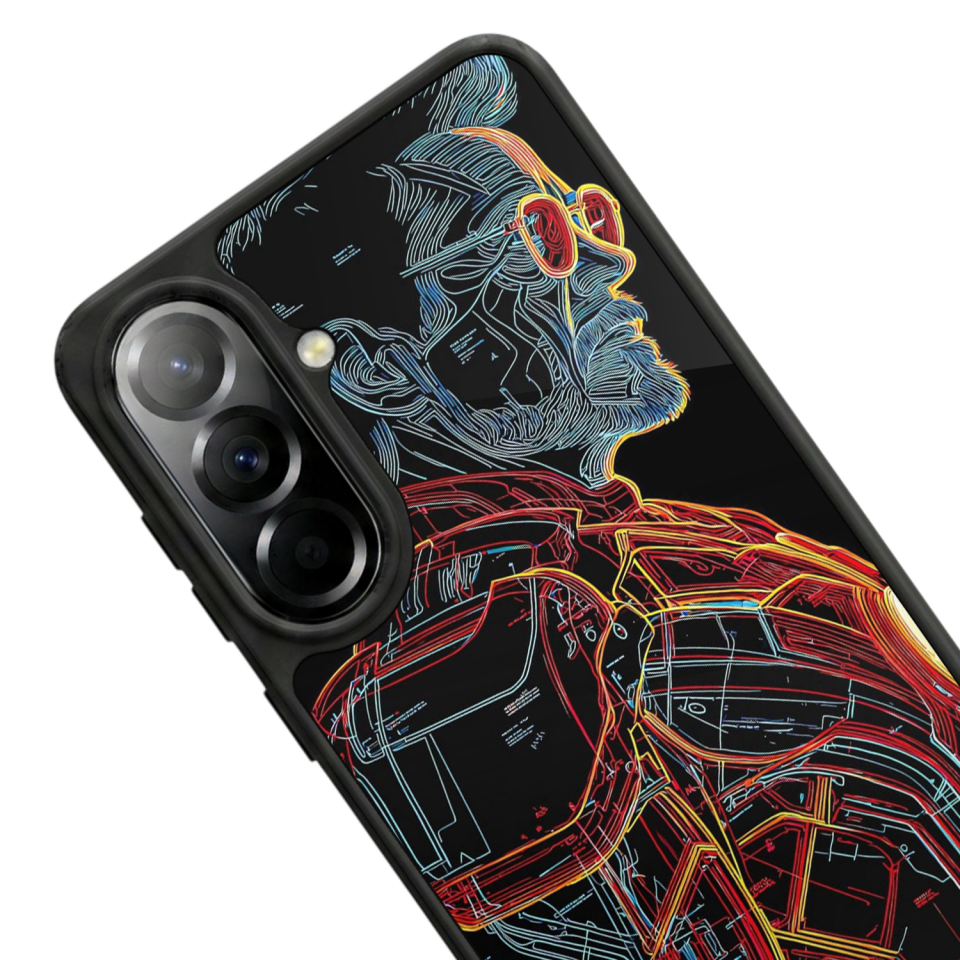 Samsung Galaxy A57 Uyumlu Iron Man ( Demir Adam ) Tasarımlı Glossy Premium Kılıf