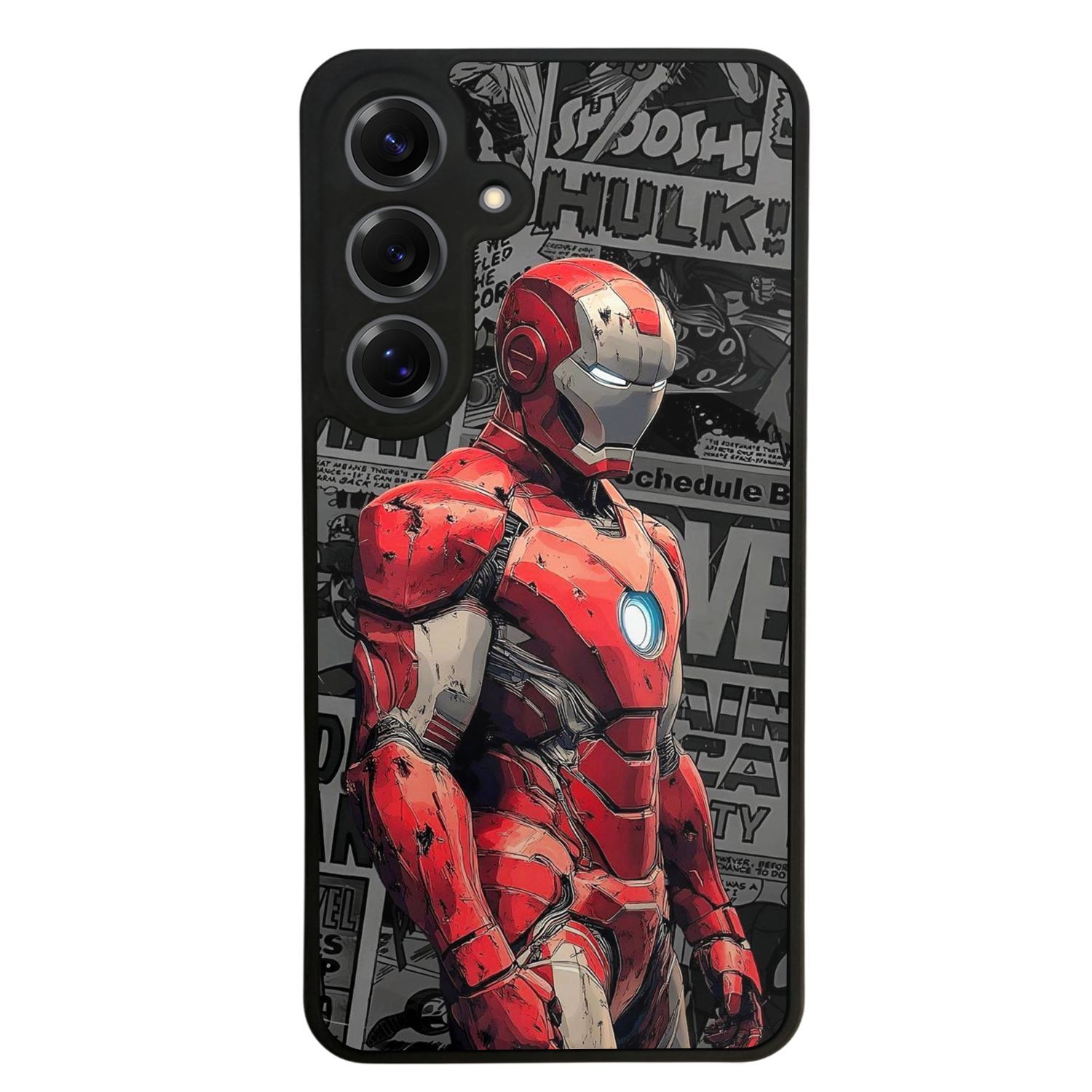 Samsung Galaxy S25 Uyumlu  Iron Man ( Demir Adam ) Tasarımlı Glossy Premium Kılıf