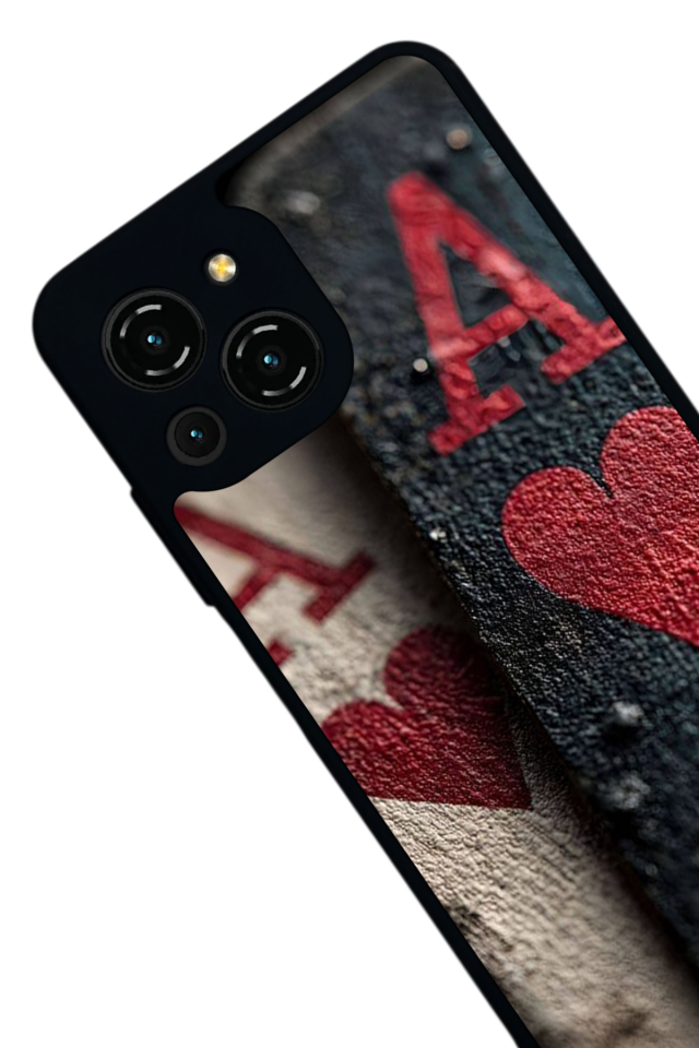 Reeder S23 Pro Max Uyumlu Kart Tasarımlı Glossy Premium Kılıf