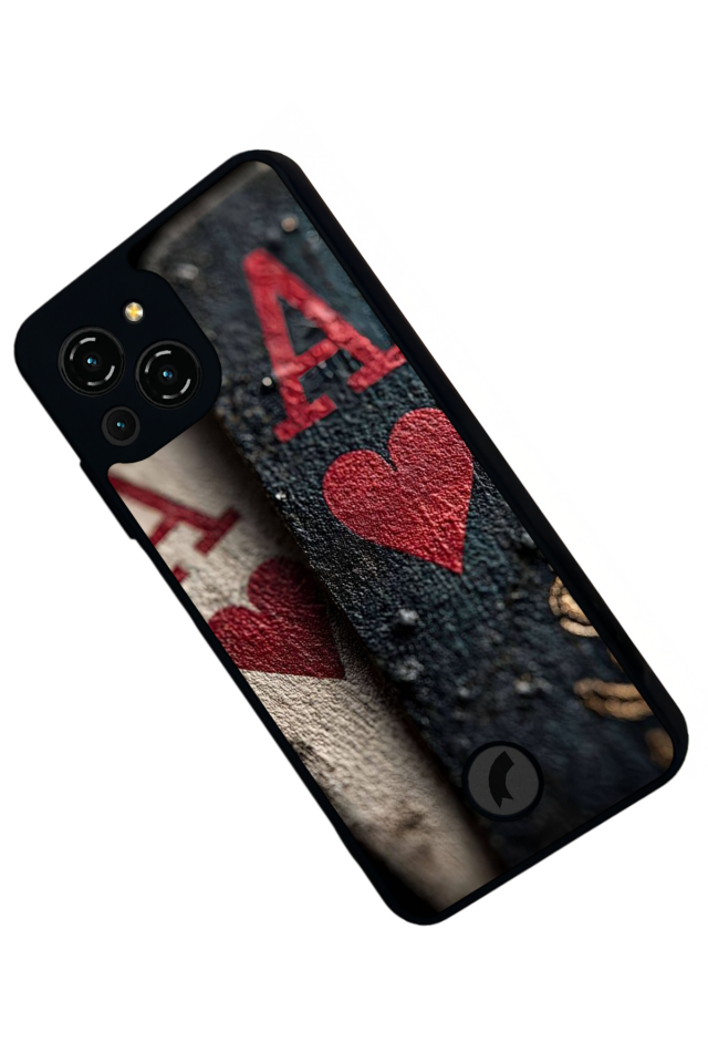 Reeder S23 Pro Max Uyumlu Kart Tasarımlı Glossy Premium Kılıf