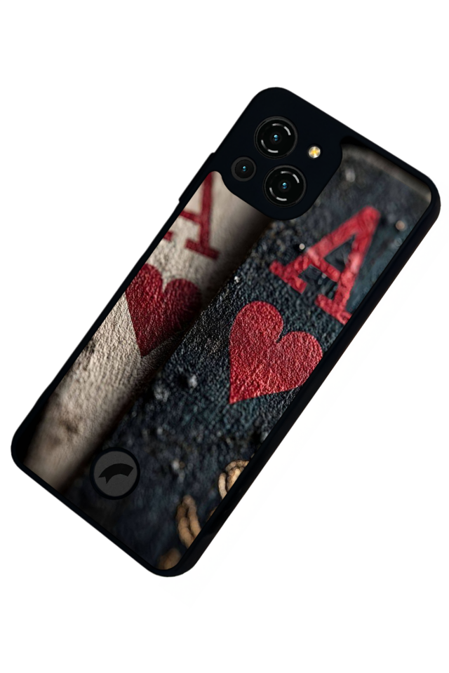 Reeder S23 Pro Max Uyumlu Kart Tasarımlı Glossy Premium Kılıf