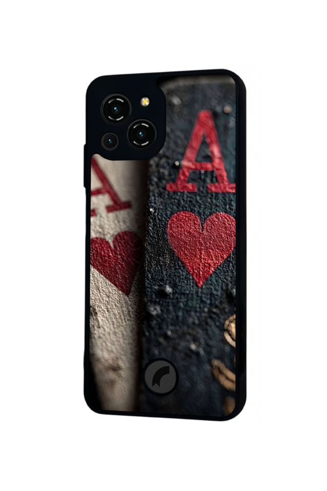 Reeder S23 Pro Max Uyumlu Kart Tasarımlı Glossy Premium Kılıf