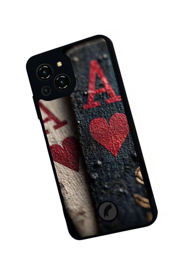 Reeder S23 Pro Max Uyumlu Kart Tasarımlı Glossy Premium Kılıf