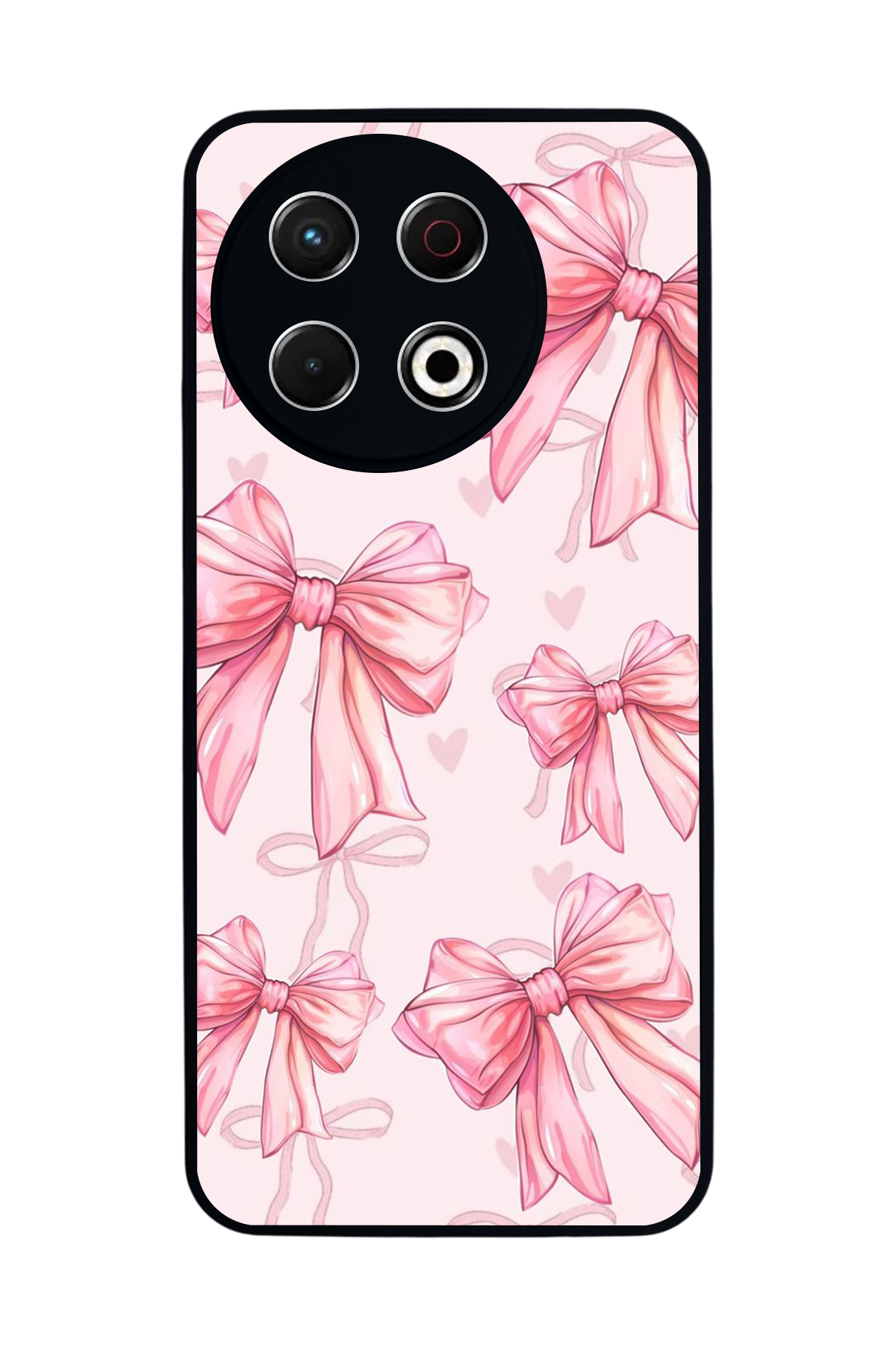 Tecno Spark 30 Pro Uyumlu Kurdele Tasarımlı Glossy Premium Kılıf