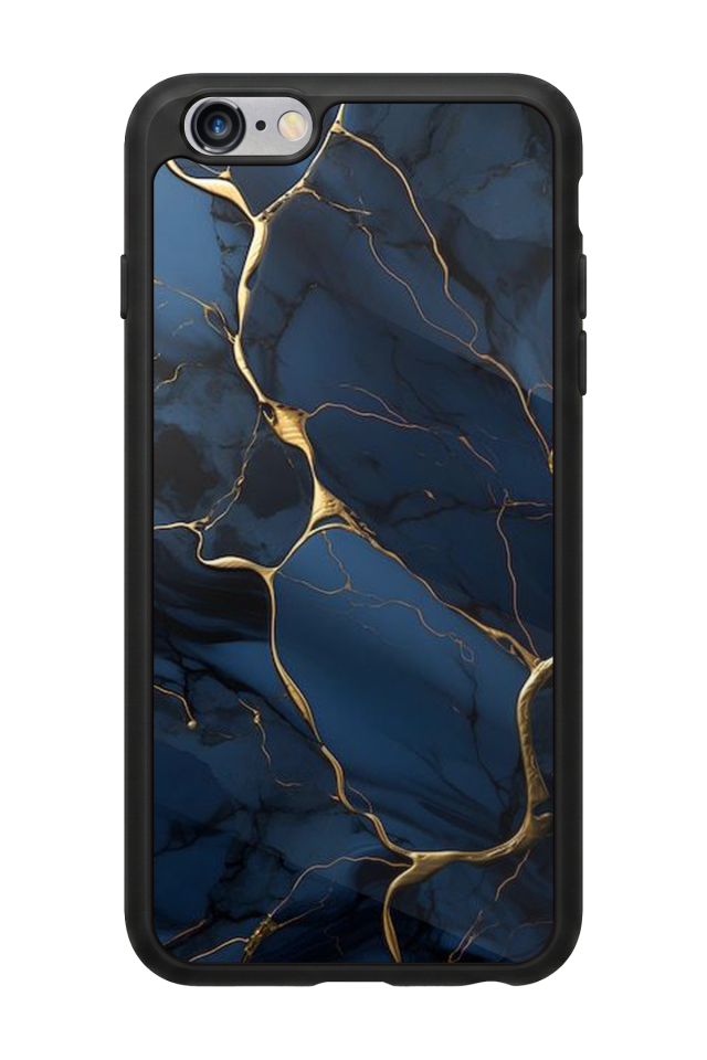 iPhone 6 Plus Uyumlu Mermer Marble Tasarımlı Glossy Premium Kılıf