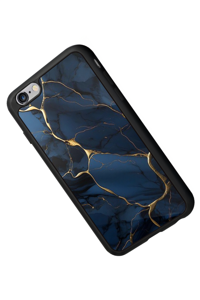 iPhone 6 Plus Uyumlu Mermer Marble Tasarımlı Glossy Premium Kılıf