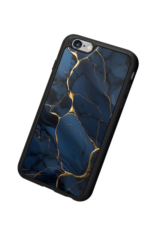 iPhone 6 Plus Uyumlu Mermer Marble Tasarımlı Glossy Premium Kılıf