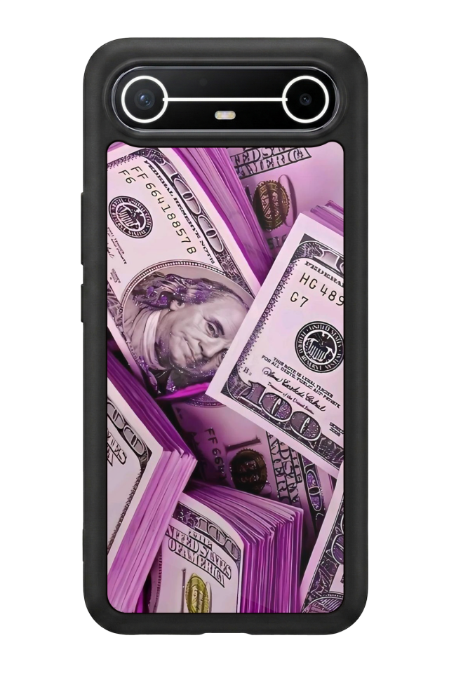 Tecno Spark Slim 5G Uyumlu Money Para Tasarımlı Glossy Premium Kılıf