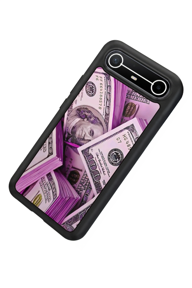 Tecno Spark Slim 5G Uyumlu Money Para Tasarımlı Glossy Premium Kılıf