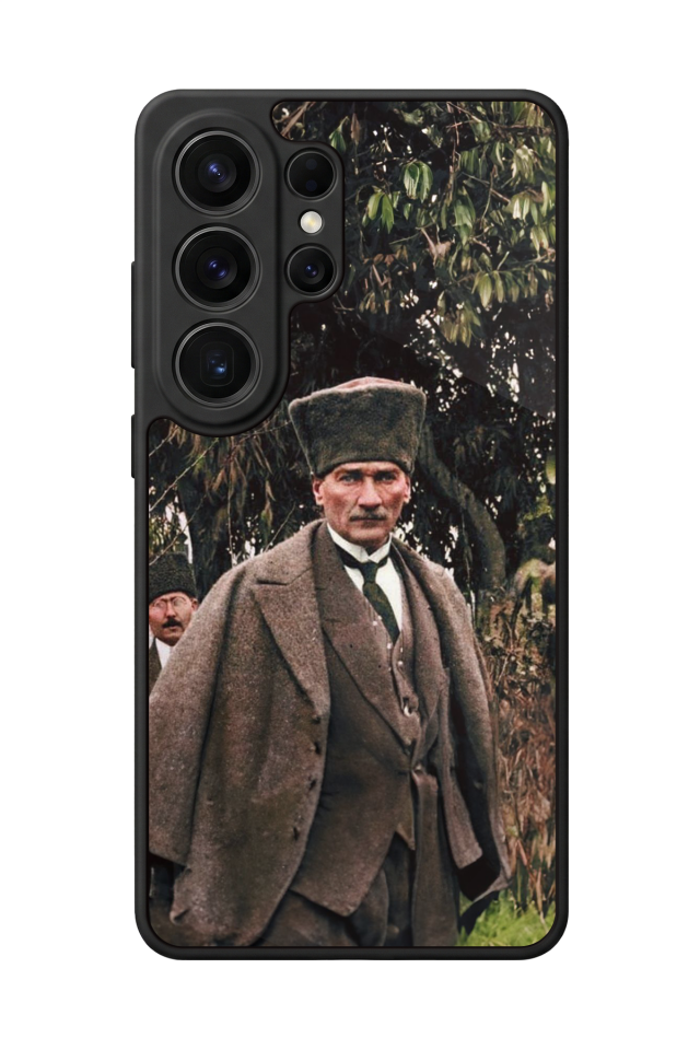 Samsung Galaxy S26 Ultra Uyumlu Mustafa Kemal Ataturk Tasarımlı Glossy Premium Kılıf