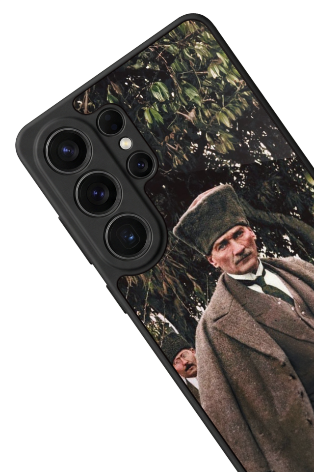 Samsung Galaxy S26 Ultra Uyumlu Mustafa Kemal Ataturk Tasarımlı Glossy Premium Kılıf