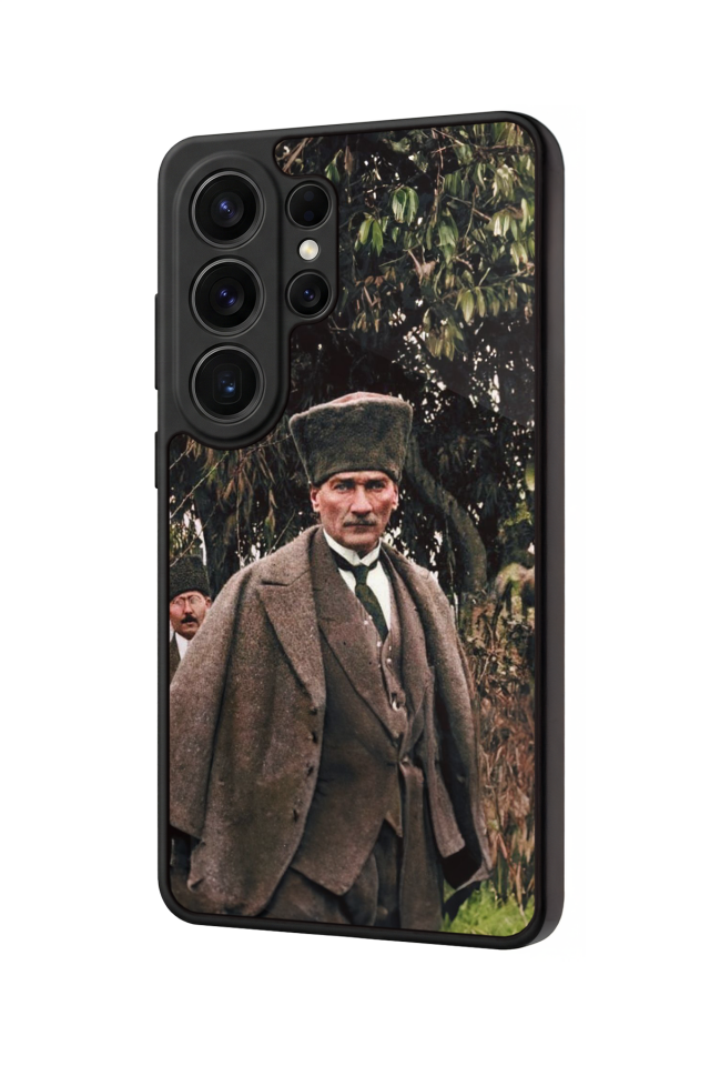 Samsung Galaxy S26 Ultra Uyumlu Mustafa Kemal Ataturk Tasarımlı Glossy Premium Kılıf