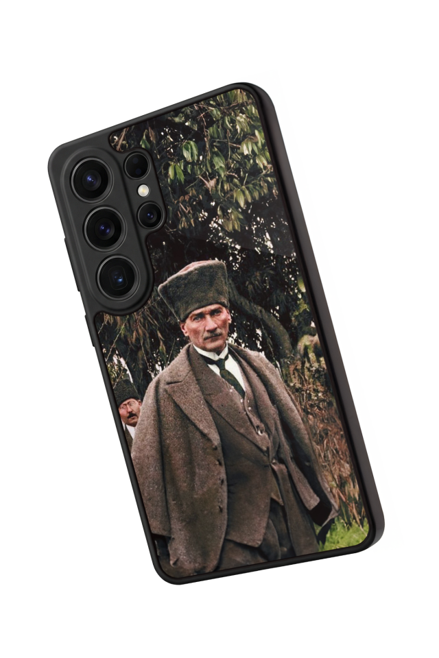 Samsung Galaxy S26 Ultra Uyumlu Mustafa Kemal Ataturk Tasarımlı Glossy Premium Kılıf