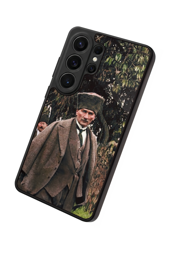 Samsung Galaxy S26 Ultra Uyumlu Mustafa Kemal Ataturk Tasarımlı Glossy Premium Kılıf