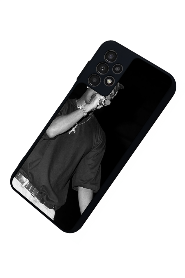 Samsung Galaxy A23 Uyumlu Tupac Tasarımlı Glossy Premium Kılıf