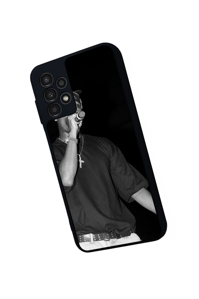 Samsung Galaxy A23 Uyumlu Tupac Tasarımlı Glossy Premium Kılıf