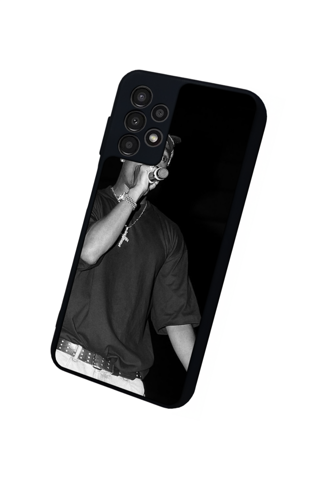 Samsung Galaxy A23 Uyumlu Tupac Tasarımlı Glossy Premium Kılıf