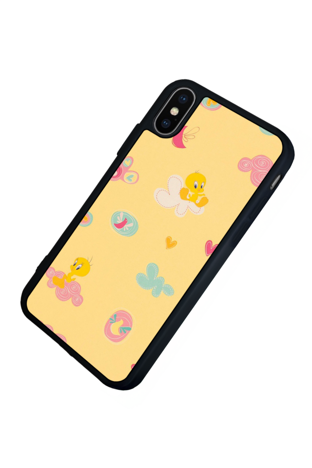 iPhone XS Max Uyumlu Tweety Tasarımlı Glossy Premium Kılıf