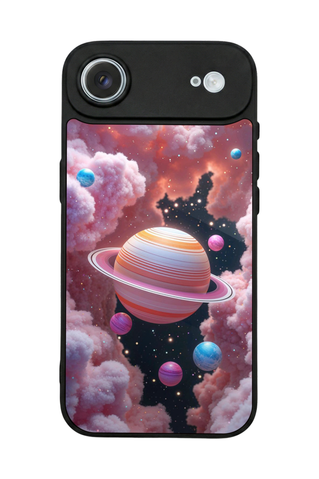 iPhone 17 Air Uyumlu Uzay Tasarımlı Glossy Premium Kılıf