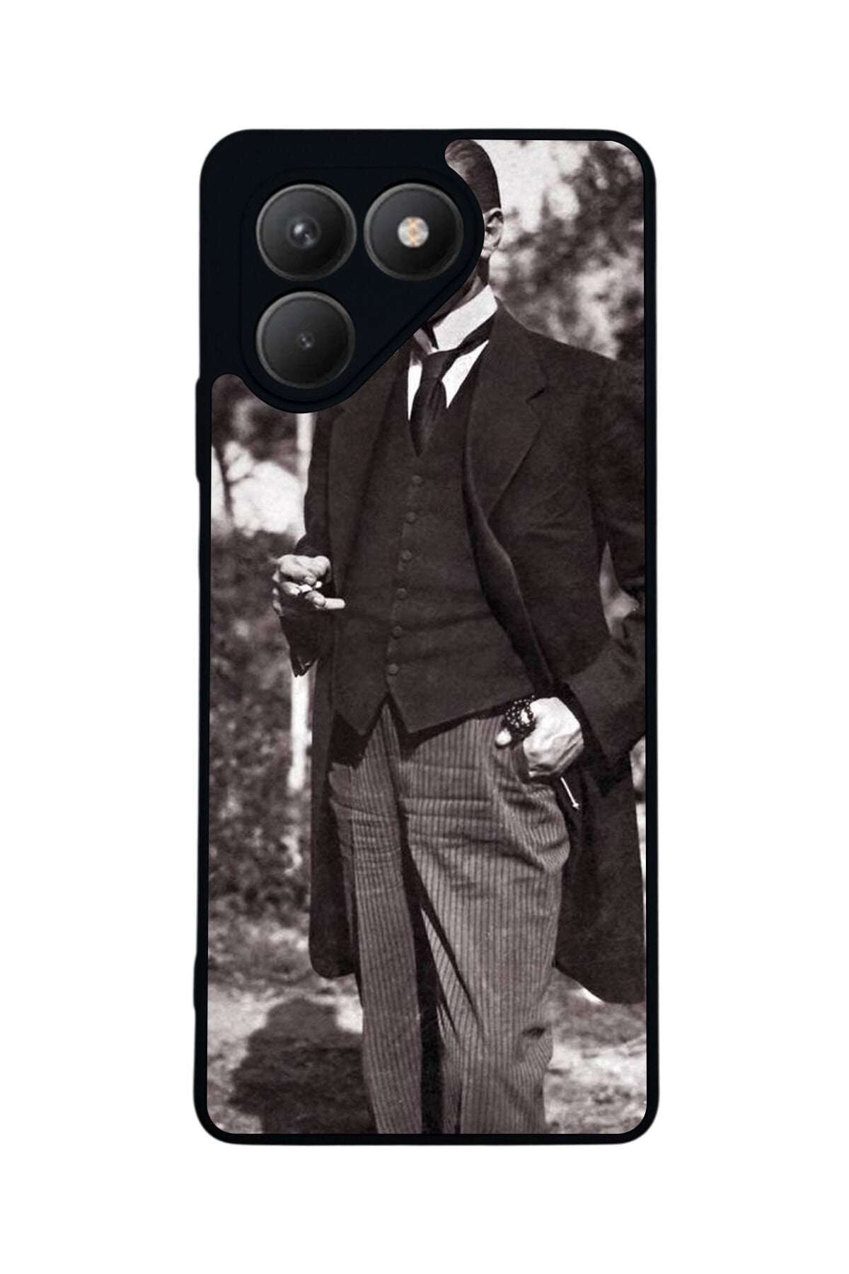 Tecno Pova 7 Mat Uyumlu Siyah Kılıf – Yumuşak Silikon, Koruyucu, Şok Emici Kapak