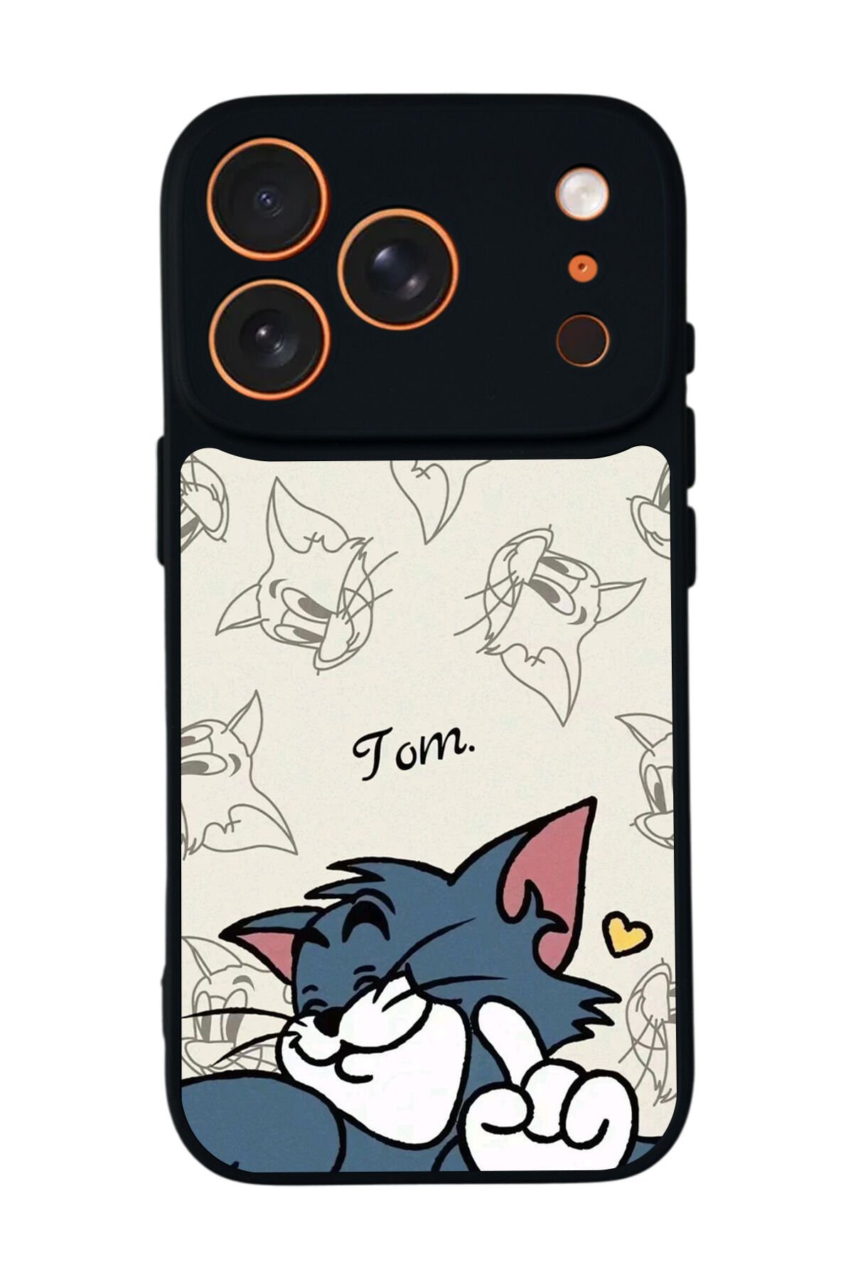 iPhone 17 Pro Uyumlu Tom And Jerry Tasarımlı Glossy Premium Kılıf