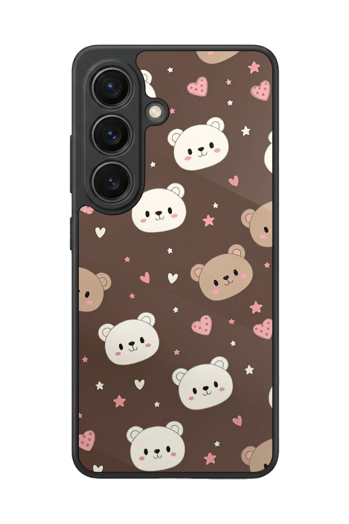 Samsung Galaxy S26 Uyumlu Ayı Tasarımlı Glossy Premium Kılıf