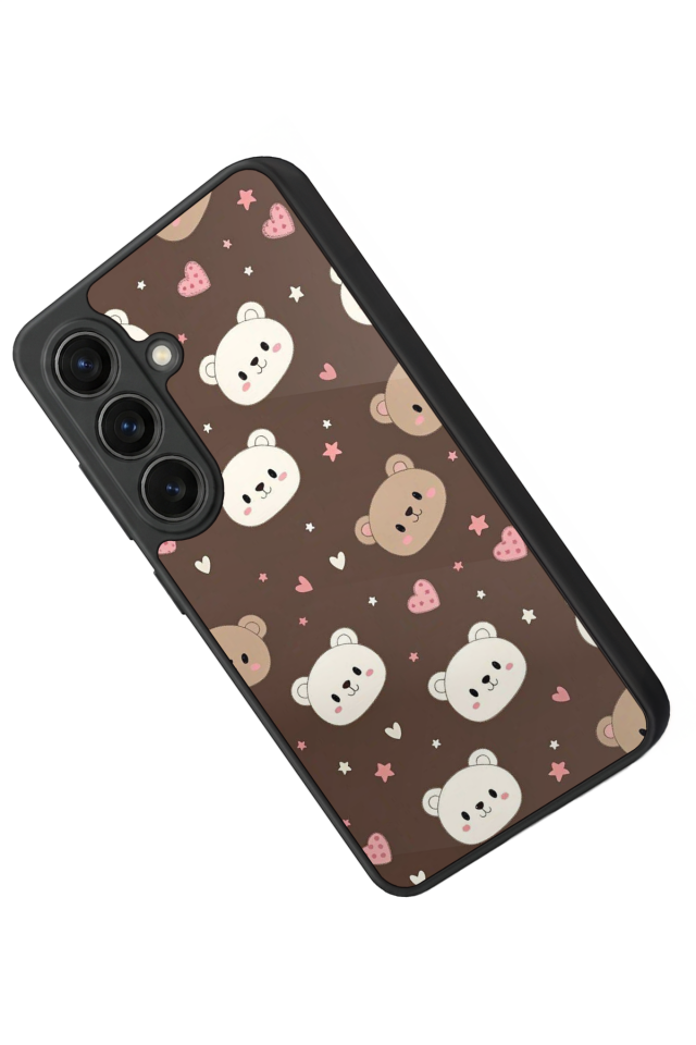 Samsung Galaxy S26 Uyumlu Ayı Tasarımlı Glossy Premium Kılıf