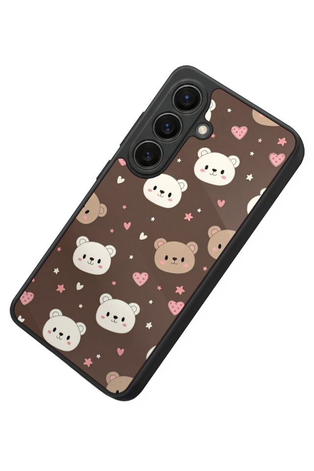 Samsung Galaxy S26 Uyumlu Ayı Tasarımlı Glossy Premium Kılıf