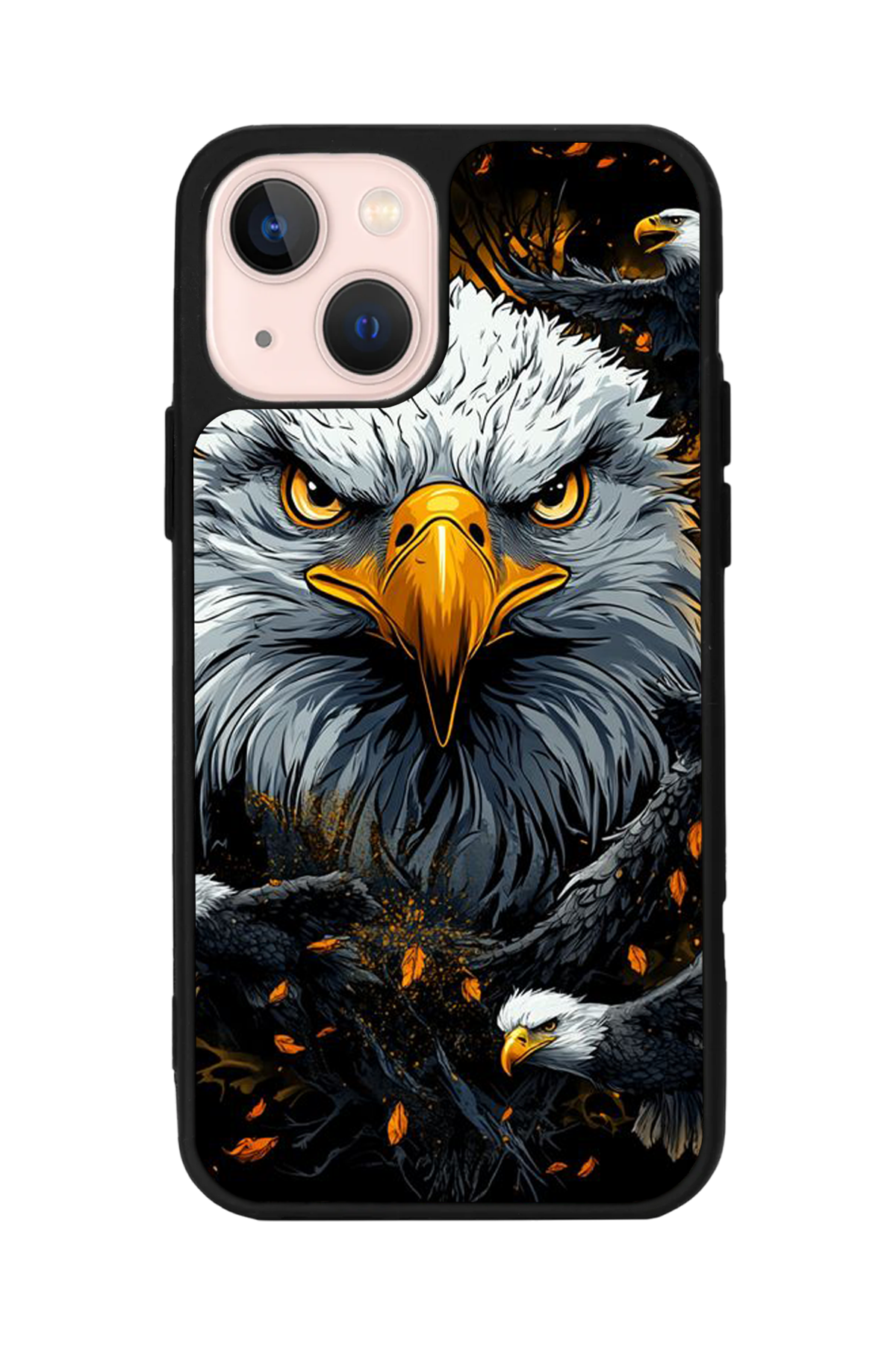 iPhone 15 Uyumlu Besiktas Tasarımlı Glossy Premium Kılıf