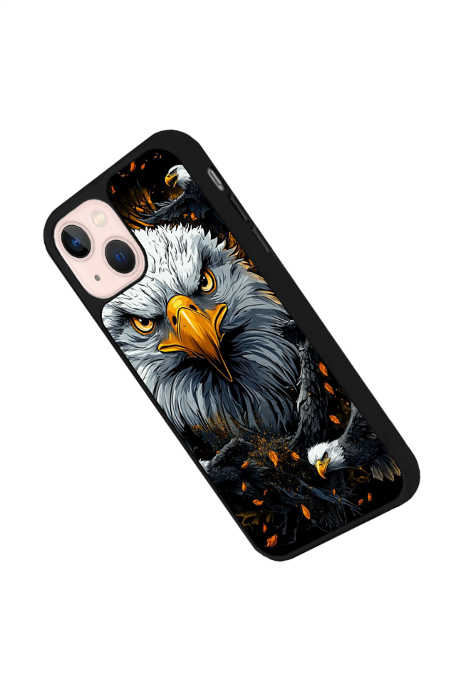 iPhone 15 Uyumlu Besiktas Tasarımlı Glossy Premium Kılıf