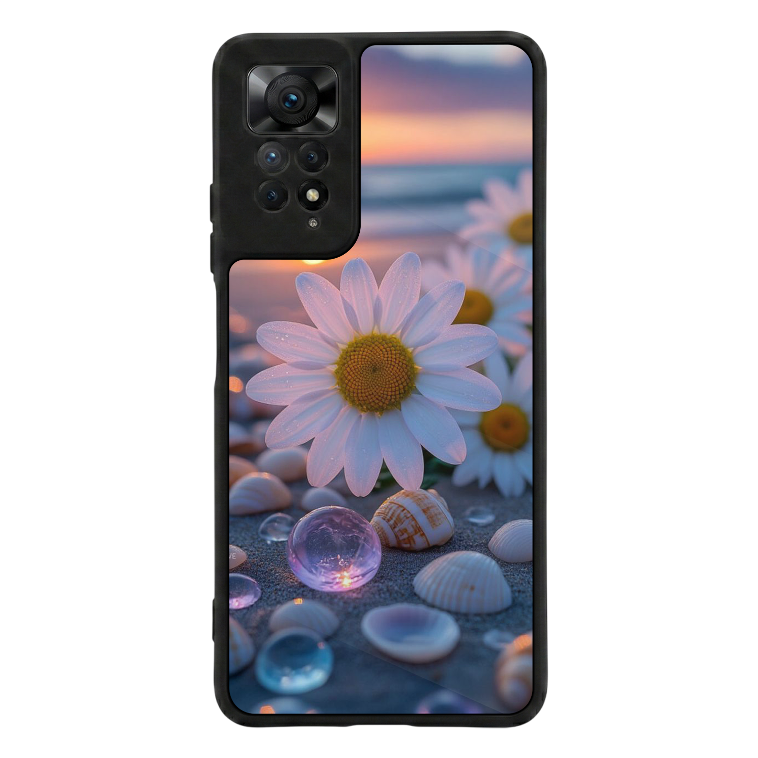 Xiaomi Redmi Note 11 Pro Uyumlu Cicek Tasarımlı Glossy Premium Kılıf