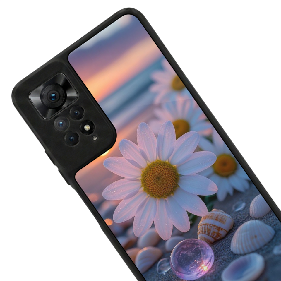 Xiaomi Redmi Note 11 Pro Uyumlu Cicek Tasarımlı Glossy Premium Kılıf