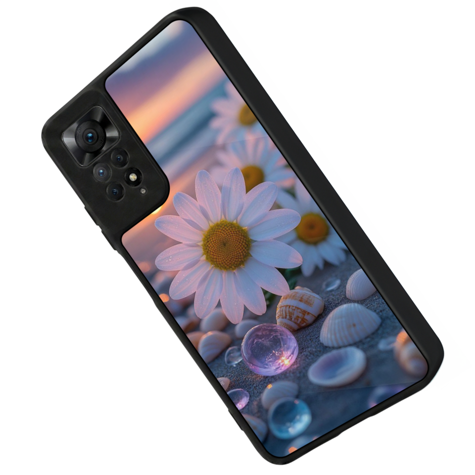 Xiaomi Redmi Note 11 Pro Uyumlu Cicek Tasarımlı Glossy Premium Kılıf