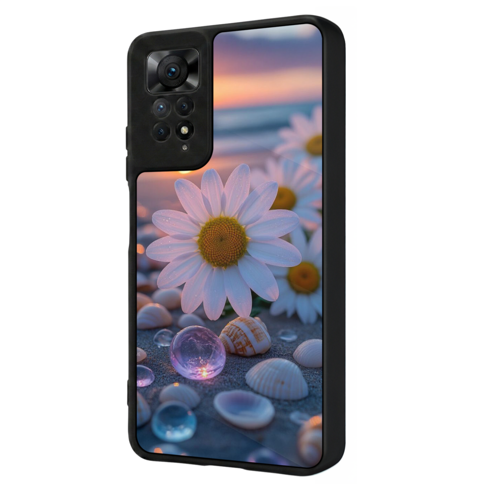 Xiaomi Redmi Note 11 Pro Uyumlu Cicek Tasarımlı Glossy Premium Kılıf