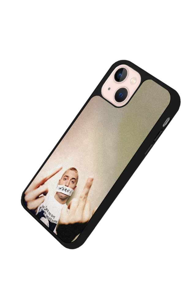 iPhone 14 Plus Uyumlu Eminem Tasarımlı Glossy Premium Kılıf