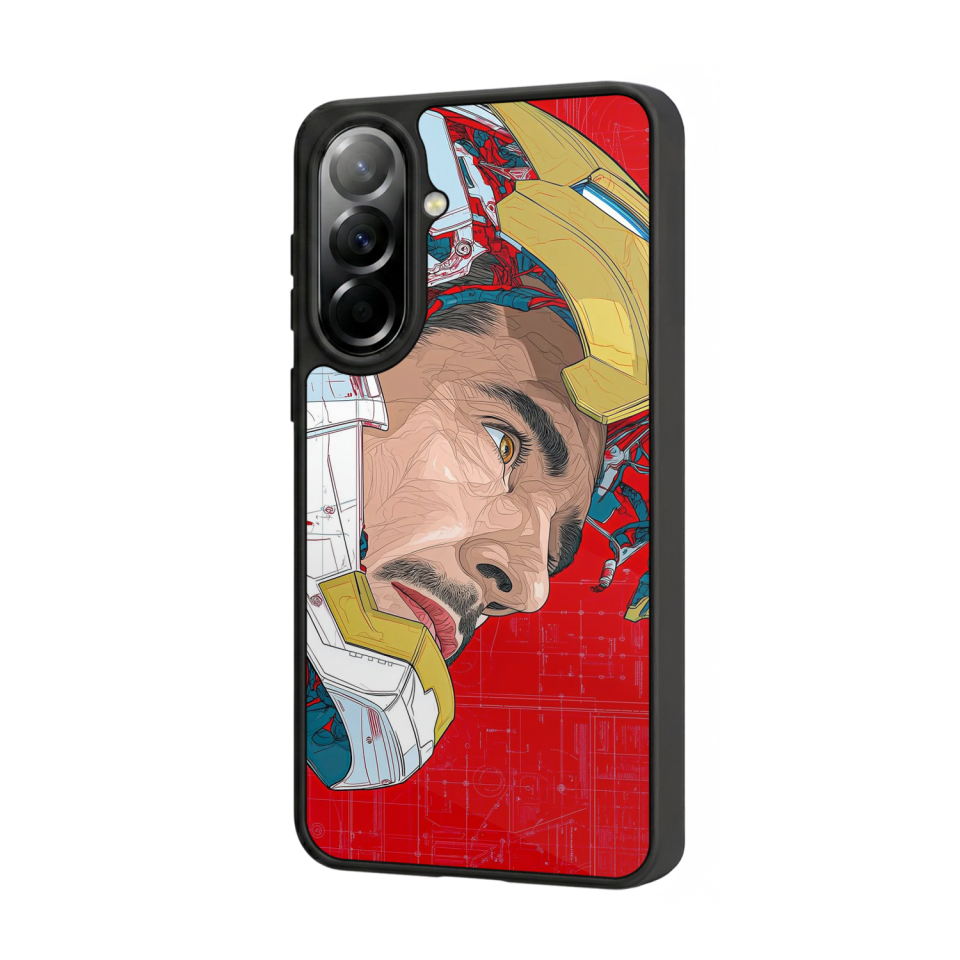 Samsung Galaxy A57 Uyumlu Iron Man ( Demir Adam ) Tasarımlı Glossy Premium Kılıf