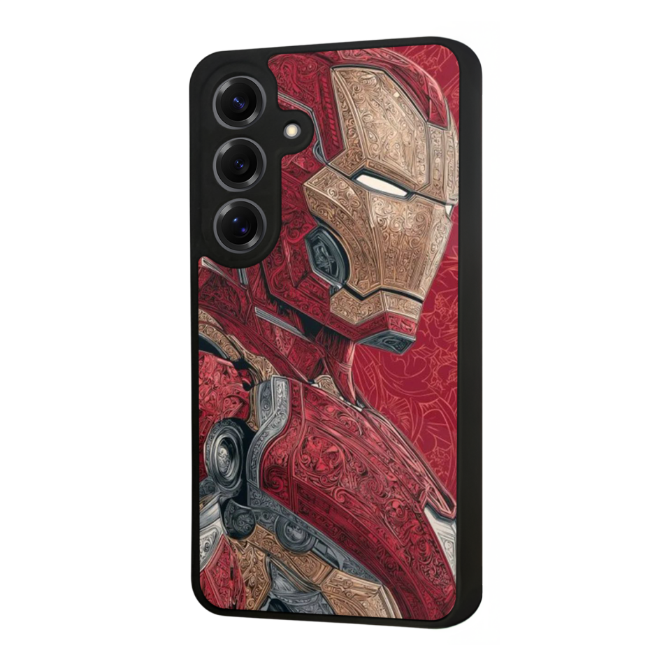 Samsung Galaxy S25 Uyumlu  Iron Man ( Demir Adam ) Tasarımlı Glossy Premium Kılıf