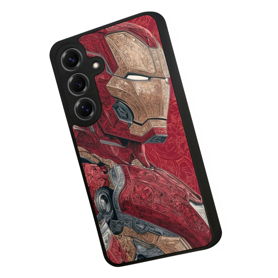 Samsung Galaxy S25 Uyumlu  Iron Man ( Demir Adam ) Tasarımlı Glossy Premium Kılıf