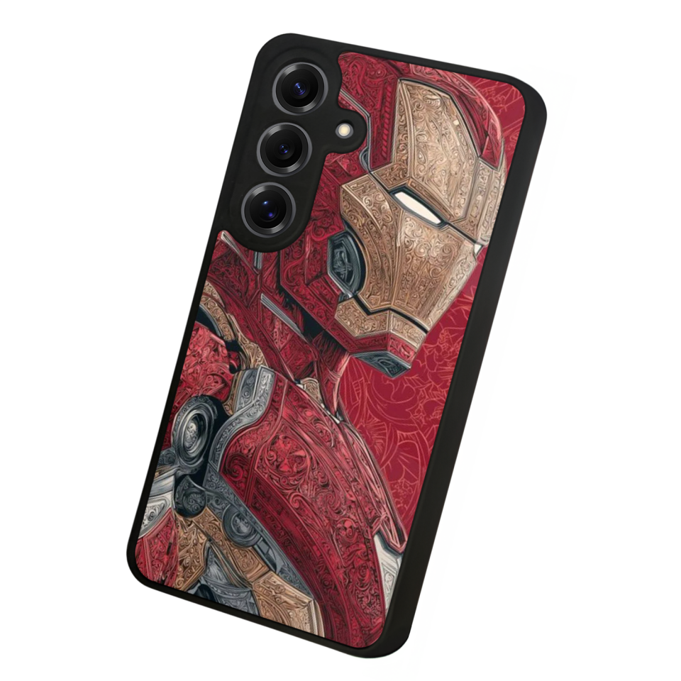 Samsung Galaxy S25 Uyumlu  Iron Man ( Demir Adam ) Tasarımlı Glossy Premium Kılıf