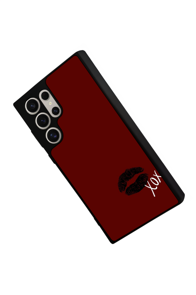 Samsung Galaxy S23 Ultra Uyumlu Kalp Love Tasarımlı Glossy Premium Kılıf