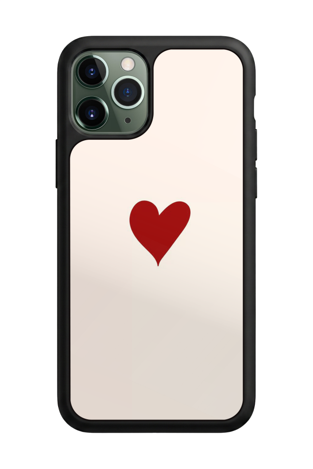 iPhone 11 Pro Uyumlu Kalp Love Tasarımlı Glossy Premium Kılıf