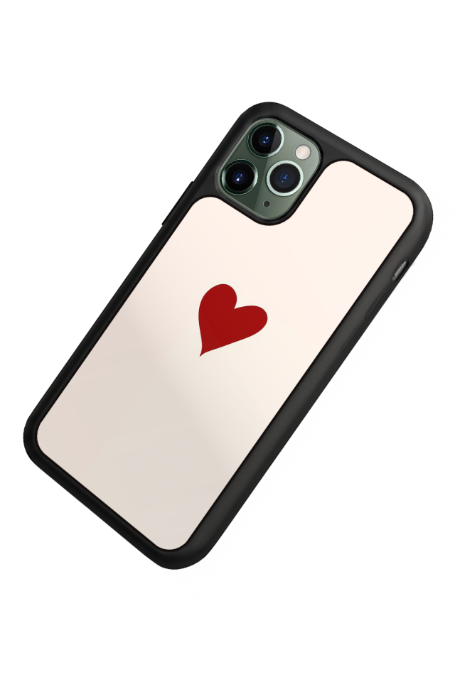 iPhone 11 Pro Uyumlu Kalp Love Tasarımlı Glossy Premium Kılıf
