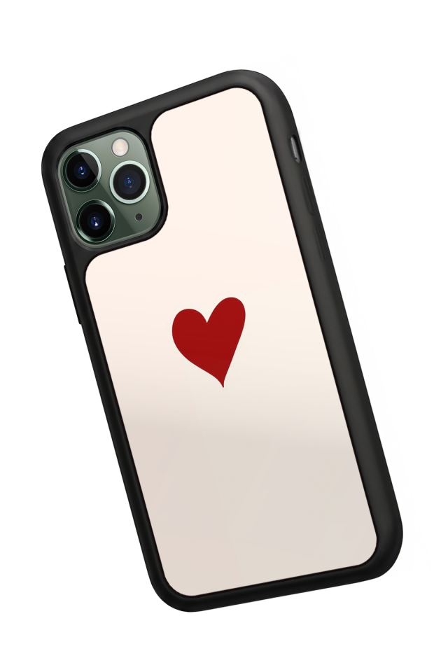 iPhone 11 Pro Uyumlu Kalp Love Tasarımlı Glossy Premium Kılıf