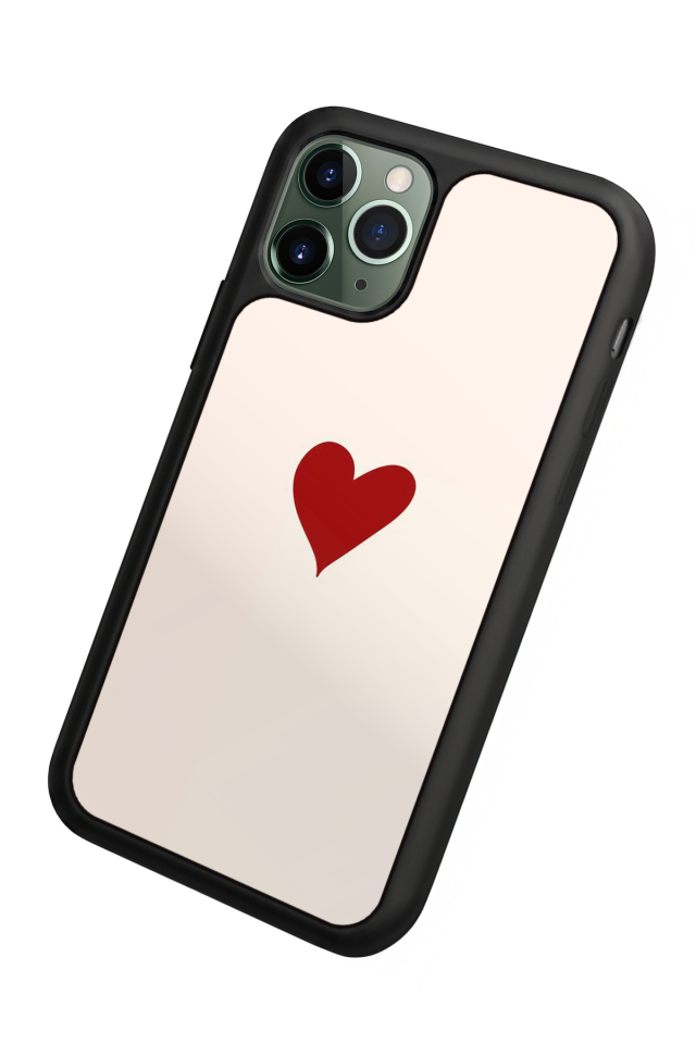 iPhone 11 Pro Uyumlu Kalp Love Tasarımlı Glossy Premium Kılıf