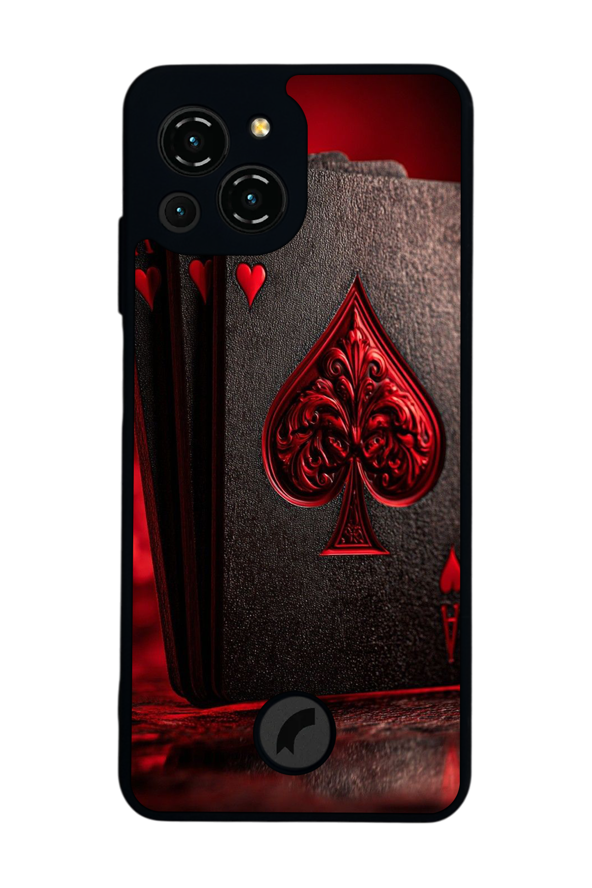 Reeder S23 Pro Max Uyumlu Kart Tasarımlı Glossy Premium Kılıf