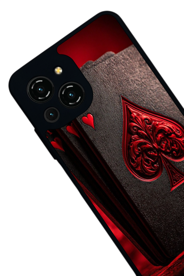 Reeder S23 Pro Max Uyumlu Kart Tasarımlı Glossy Premium Kılıf